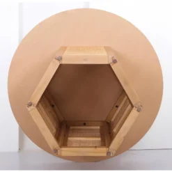 Tormod Round Dining Table Brown - Thresholdâ˘