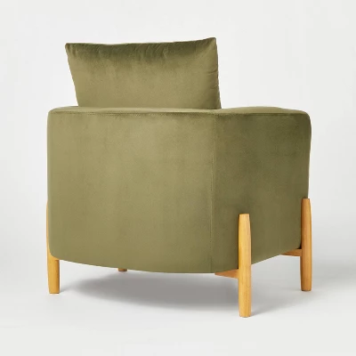 Elroy Accent Chair With Wooden Legs - Threshold⢠Designed With Studio McGee - Image 3