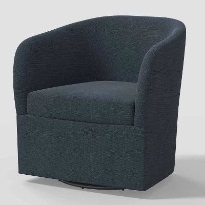 Rhea Swivel Chair In Linen - Threshold⢠- Image 9