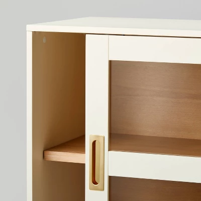 Promontory Sliding Glass TV Stand - Threshold™ Designed With Studio McGee - Image 3