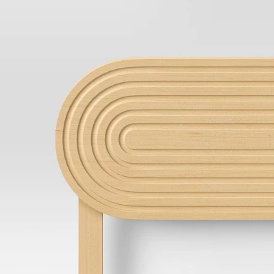 Queen/Full Arched Headboard Natural - Threshold⢠- Image 3