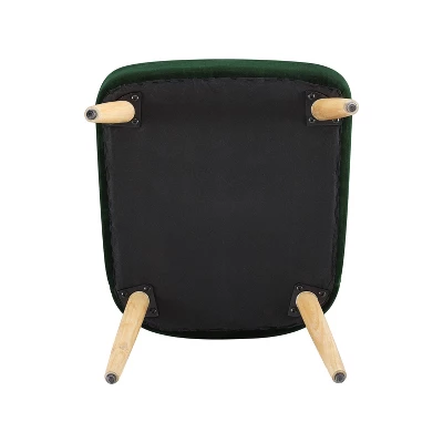 Chelidon Velvet Slipper Chair Green - Threshold™ - Image 5