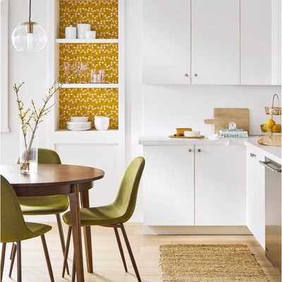 Astrid Mid-Century Round Extendable Dining Table - Threshold⢠- Image 6