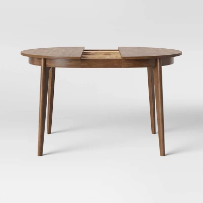Astrid Mid-Century Round Extendable Dining Table - Threshold⢠- Image 3