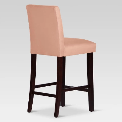 30" Velvet Parsons Barstool Wood - Threshold⢠- Image 3