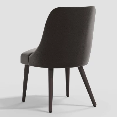 Geller Modern Dining Chair In Shiny Velvet Mystere - Threshold⢠- Image 3