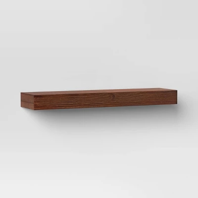 24" Floating Wood Shelf - Threshold⢠- Image 3