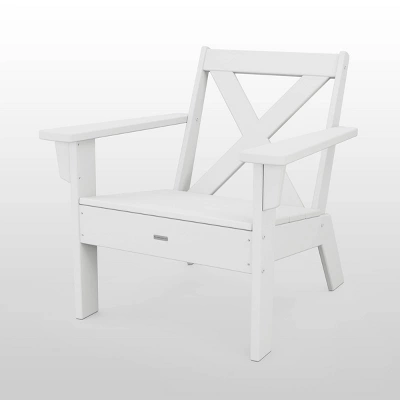 Shawboro POLYWOOD Patio Lounge Chair - White - Thresholdâ˘