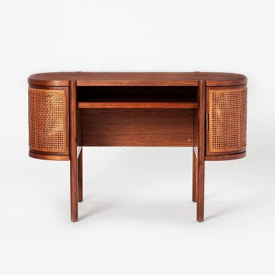 Portola Hills Caned Desk - Threshold⢠Designed With Studio McGee - Image 2