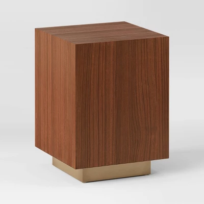 Wood And Metal Plinth Accent Table - Threshold⢠- Image 2