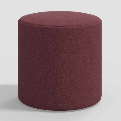 Round Thalia Ottoman In Textured Linen - Threshold™ - Image 8
