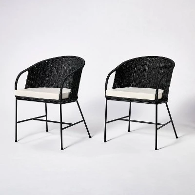 2pc Westcliff Seagrass Dining Chairs - Threshold™ Designed With Studio McGee - Image 7