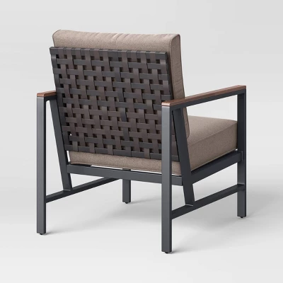 Oak Park 3pc Patio Chat Set - Threshold™ - Image 4