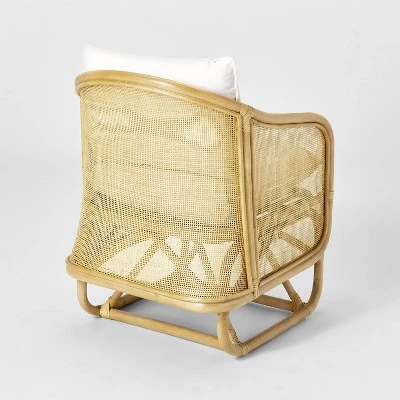 Rialto Woven Barrel Back Chair With Cushion - Threshold⢠Designed With Studio McGee - Image 2