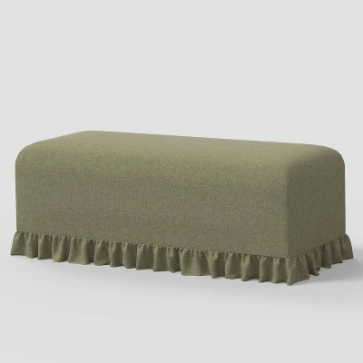 Ruffle Slipcover Dining Bench - Threshold⢠Designed With Studio McGee - Image 15