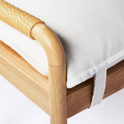 Ventura Pillow Top Bench Natural - Threshold⢠Designed With Studio McGe Assembly Required - Image 3
