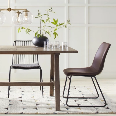 Bowden Faux Leather Dining Chairs - Threshold™ - Image 5