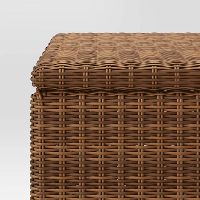 Brookfield Patio End Table With Storage - Brown - Threshold⢠- Image 4