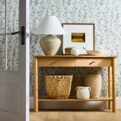 48" Modern Wooden Console Table With Drawer Brown - Threshold⢠Designed With Studio McGee