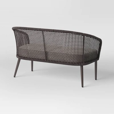Weybridge Wicker Weave Patio Loveseat - Threshold™ - Image 3