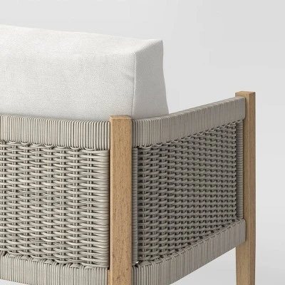 Pasadena Patio Loveseat - Gray - Threshold⢠Designed With Studio McGee - Image 4