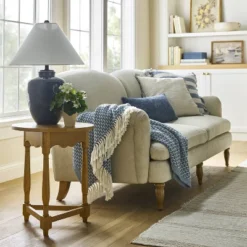 Scalloped Accent Table Light Oak - Threshold⢠Designed With Studio McGee