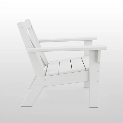 Shawboro POLYWOOD Patio Lounge Chair - White - Threshold⢠- Image 2
