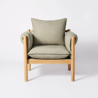 Arbon Wood Dowel Accent Chair With Cushion Arms - Threshold⢠Designed With Studio McGee - Image 2