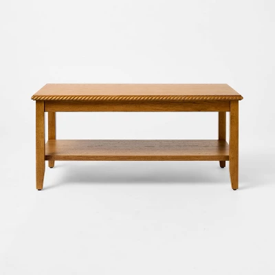 Azorella Coffee Table Oak Brown - Threshold⢠Designed With Studio McGee - Image 2