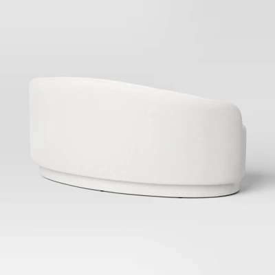 Lupine Curved Loveseat Cream Boucle - Threshold⢠- Image 3