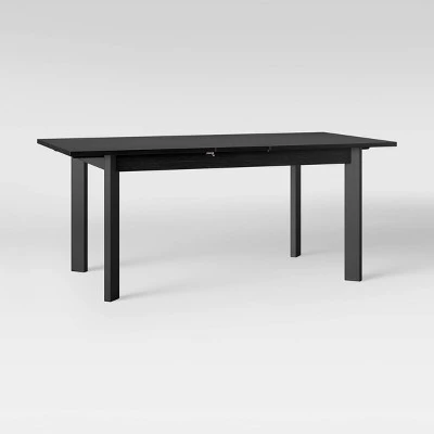 Bombelli Modern Extendable Dining Table Black - Threshold™ - Image 2