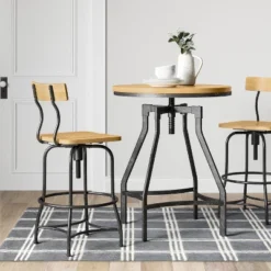 Woodsboro Bar Height Table Light Brown - Thresholdâ˘