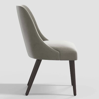 Geller Modern Dining Chair In Shiny Velvet Mystere - Threshold⢠- Image 9