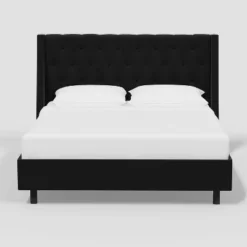 Gilford Wingback Platform Bed In Velvet - Thresholdâ˘