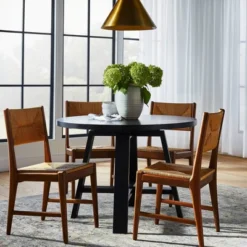 Sunnyvale Woven Dining Chair Natural - Threshold⢠Designed With Studio McGee