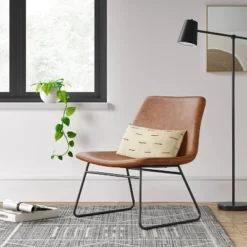 Bowden Accent Chair Caramel - Thresholdâ˘