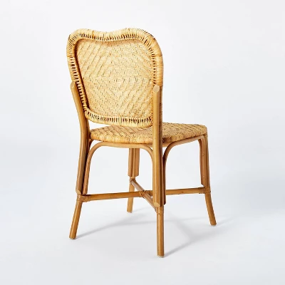 Interlaken Rattan With Woven Seat And Back Dining Chair - Threshold⢠Designed With Studio McGee - Image 3