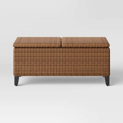 Brookfield Steel Wicker Folding Coffee Table - Threshold⢠- Image 2
