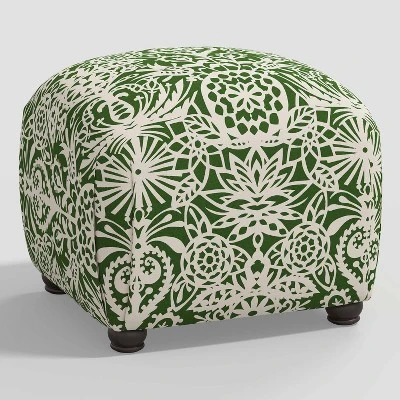 Poppy Ottoman In Damask - Skyline Furniture - Image 7