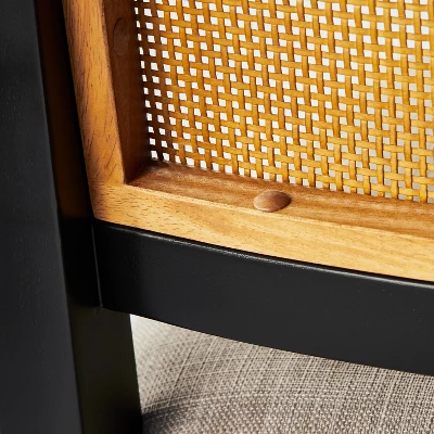 Oak Park Cane Dining Chair Black - Threshold™ Designed With Studio McGee - Image 4