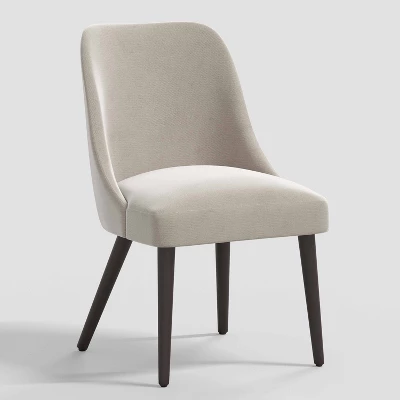 Geller Modern Dining Chair In Shiny Velvet Mystere - Threshold⢠- Image 7