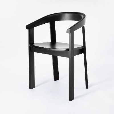 Terra Solid Wood Curved Back Dining Chair - Threshold⢠Designed With Studio McGee - Image 7