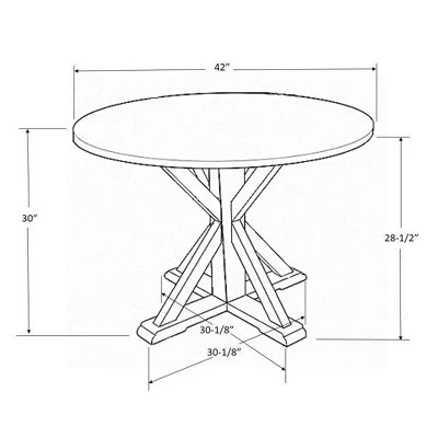 42" Litchfield Round Dining Table - Threshold⢠- Image 5