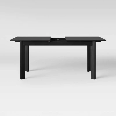 Bombelli Modern Extendable Dining Table Black - Threshold™ - Image 3