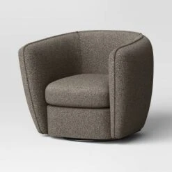 Swivel Accent Chair Tan - Thresholdâ˘