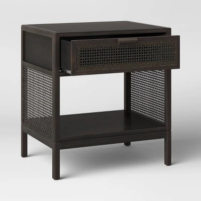 Minsmere Caned Accent Table With Drawer - Threshold™ - Image 2