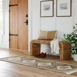 Shiffer Waterfall Woven Bench - Threshold⢠Designed With Studio McGee