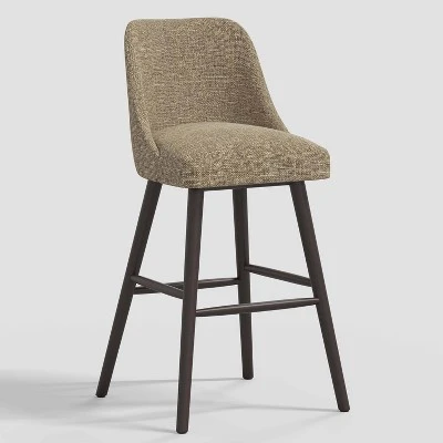 Geller Modern Textured Linen Counter Height Barstool - Thresholdâ˘