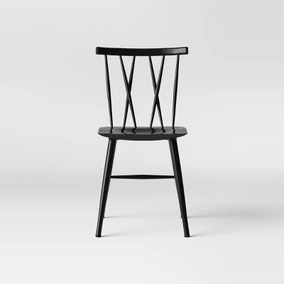 Becket Metal X Back Dining Chair - Threshold™ - Image 2