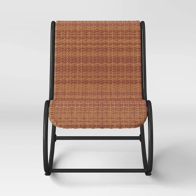 Wexler Wicker Rocking Chair - Black - Threshold™ - Image 2